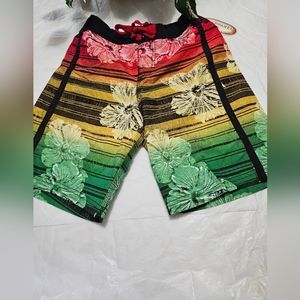 U.S. Apparel Boys Swim Shorts Size 10M #B-15